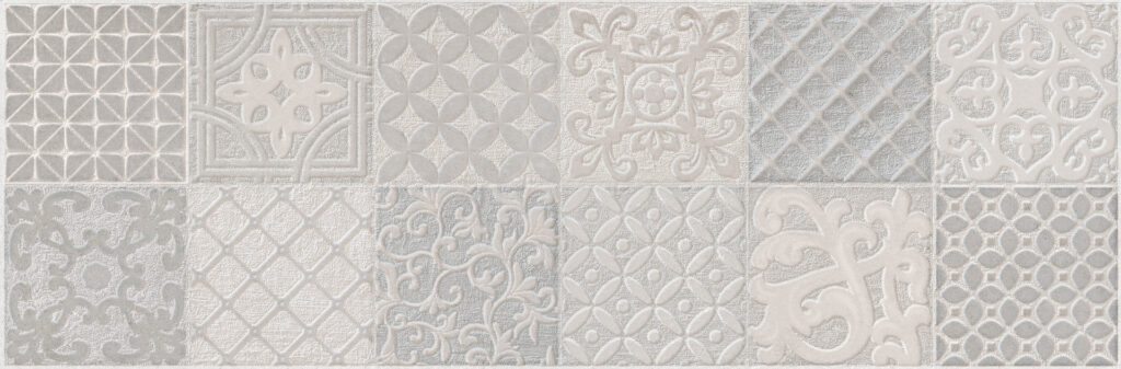 Ragno Creek Struttura Carving 3D Bianco  25x76