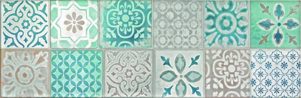 Ragno Frame Decoro Majolica Milk 25x76