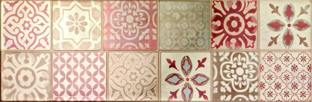 Ragno Frame Decoro Majolica Cream 25x76