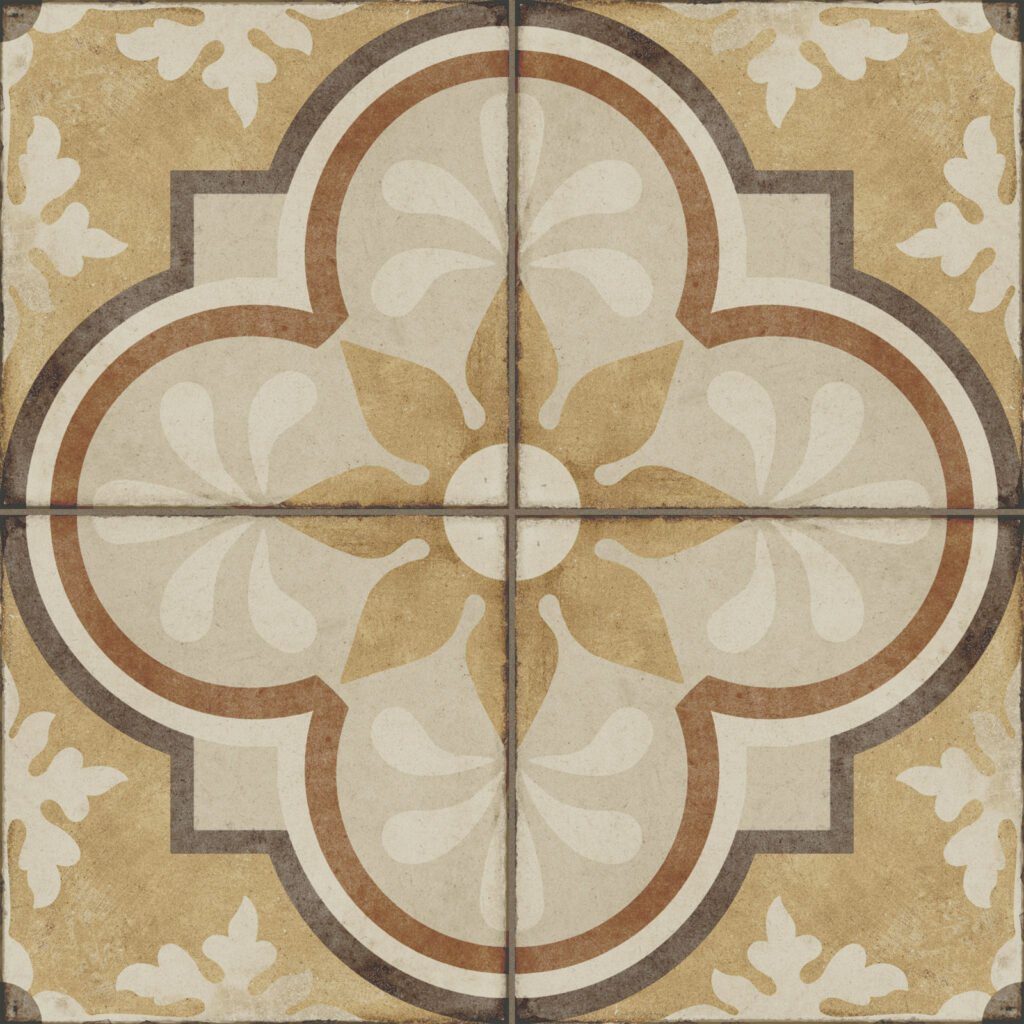 Ragno Ottocento Ambra Tappeto 4 20x20