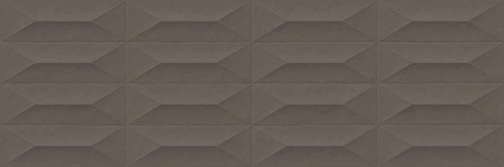 Ragno Tempera Fango Struttura Trape 3D rett. 30x90