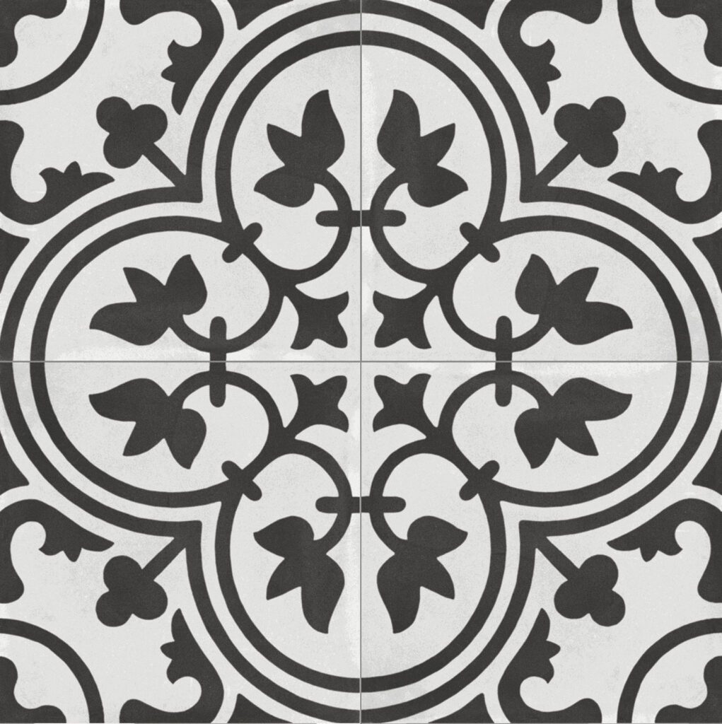 Ragno Contrasti Antracite Tappeto 6 rett. 20x20