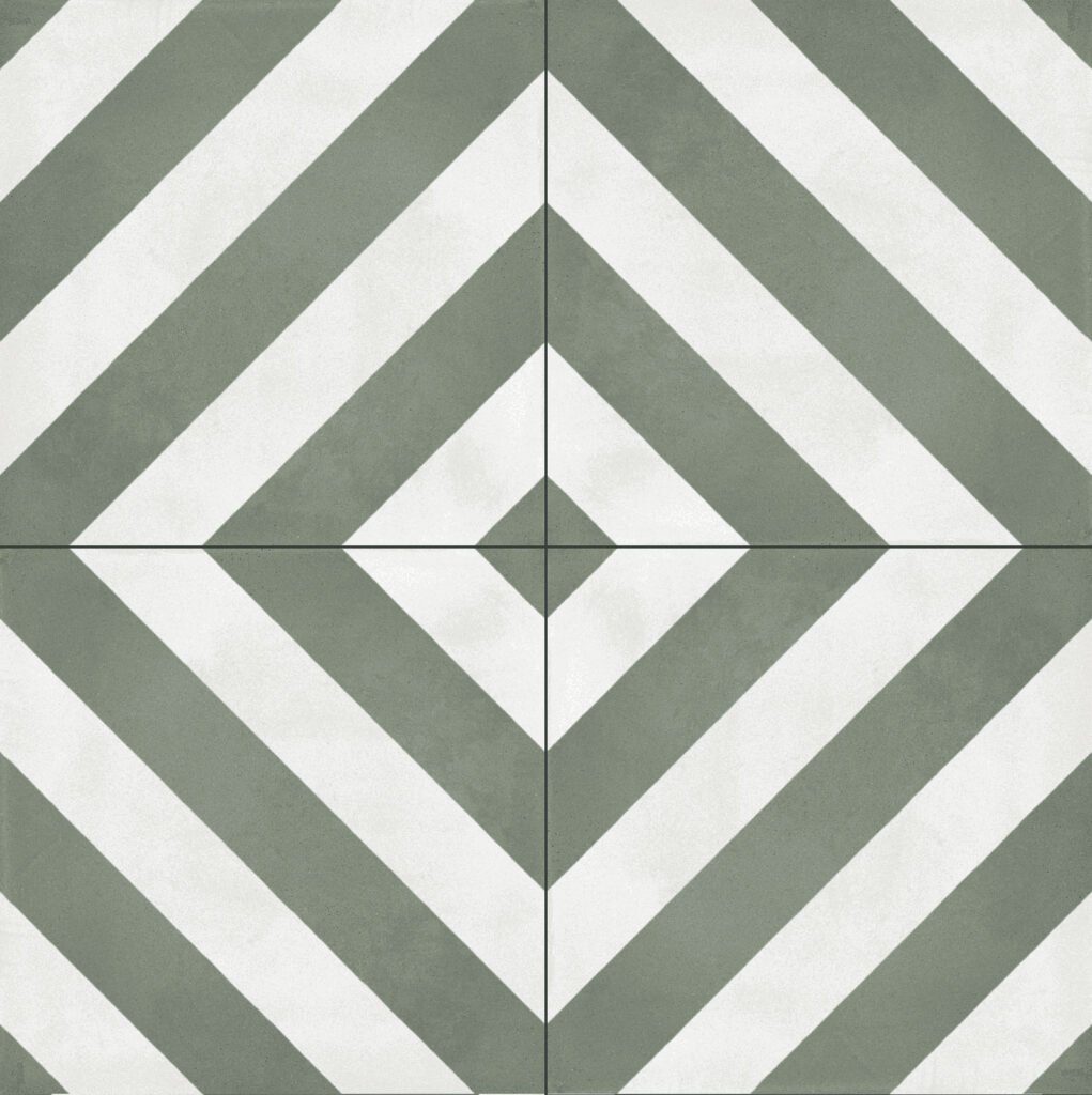 Ragno Contrasti Celadon Tappeto 10 rett. 20x20