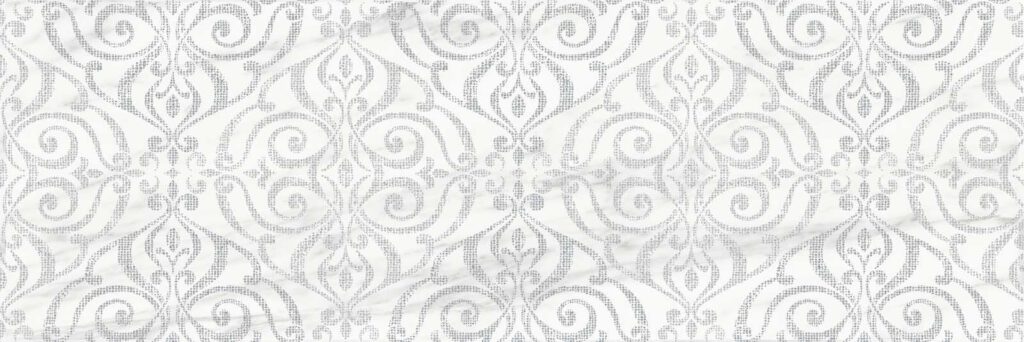 Ragno Imperiale Wall Decoro Merletto Bianco 3D rett. 30x90