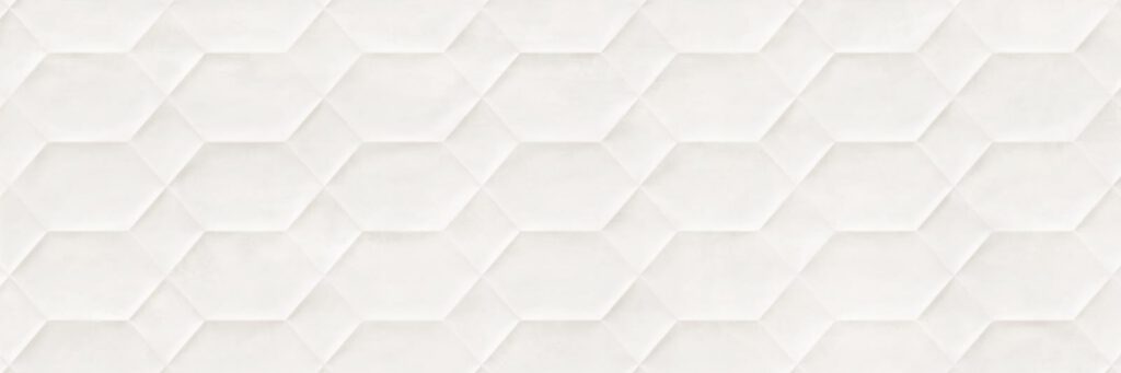 Resina Bianco Struttura Bee 3D rett. 40x120