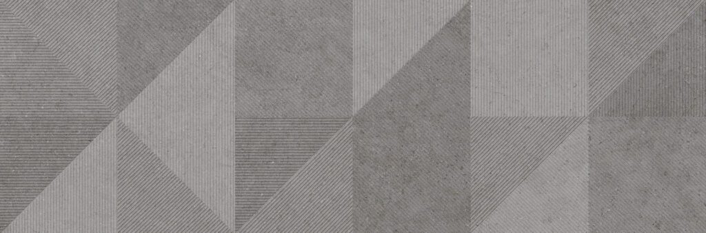 Ragno Richmond Wall Decoro Geo Touch Silver rett. 33x100