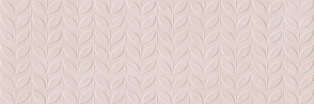 Ragno Vida Struttura Foglia 3D Rosa rett. 30x90