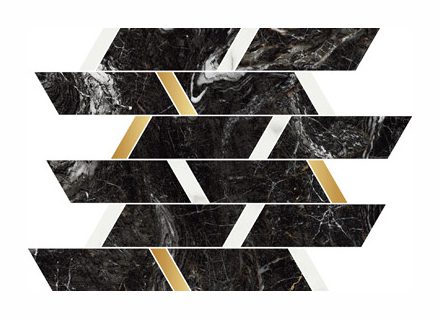 Naxos Rhapsody Mosaic Brick Dark pol. 30x32